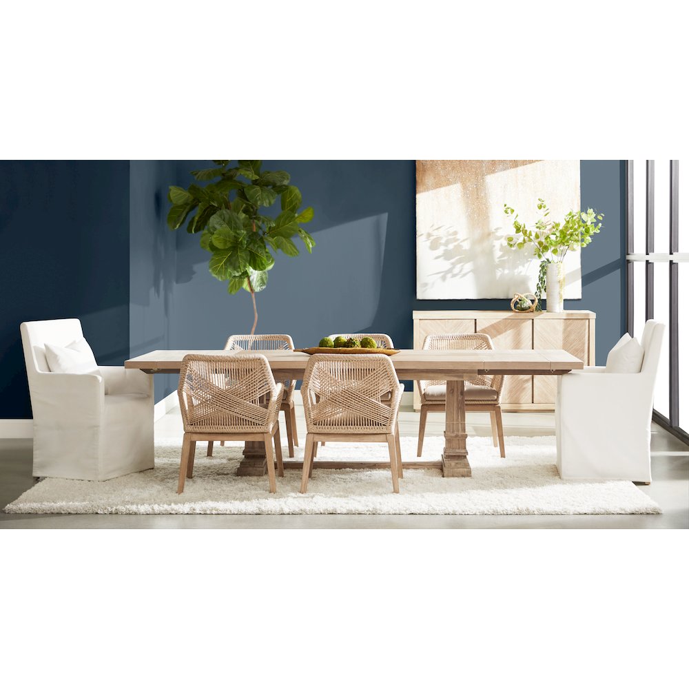 Traditions Transitional Hudson Extension Dining Table. Picture 18