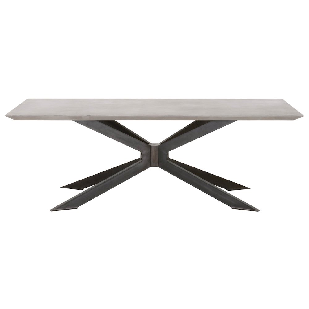District Contemporary Industry Rectangle Dining Table. Picture 1
