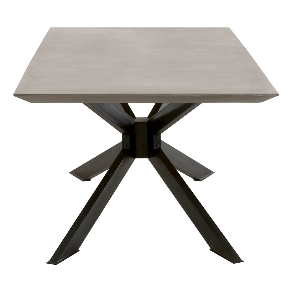 District Contemporary Industry Rectangle Dining Table. Picture 3