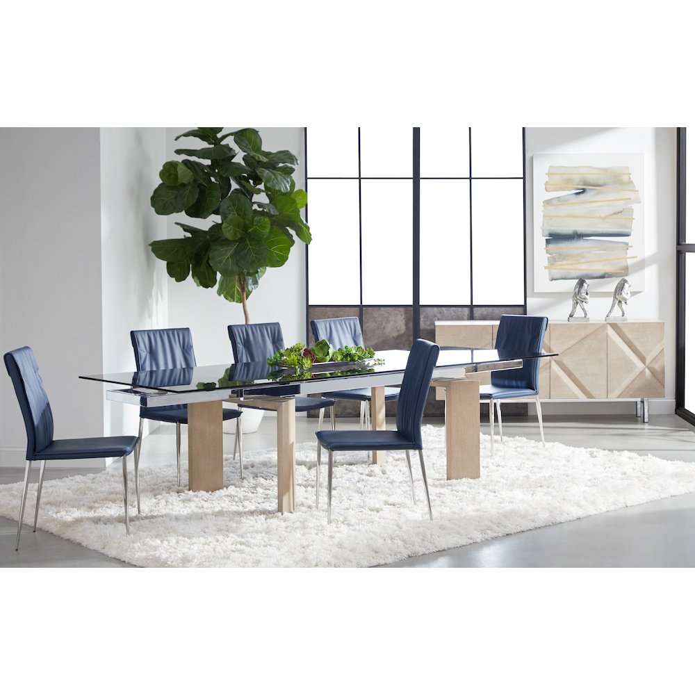Meridian Contemporary Jett Extension Dining Table. Picture 16