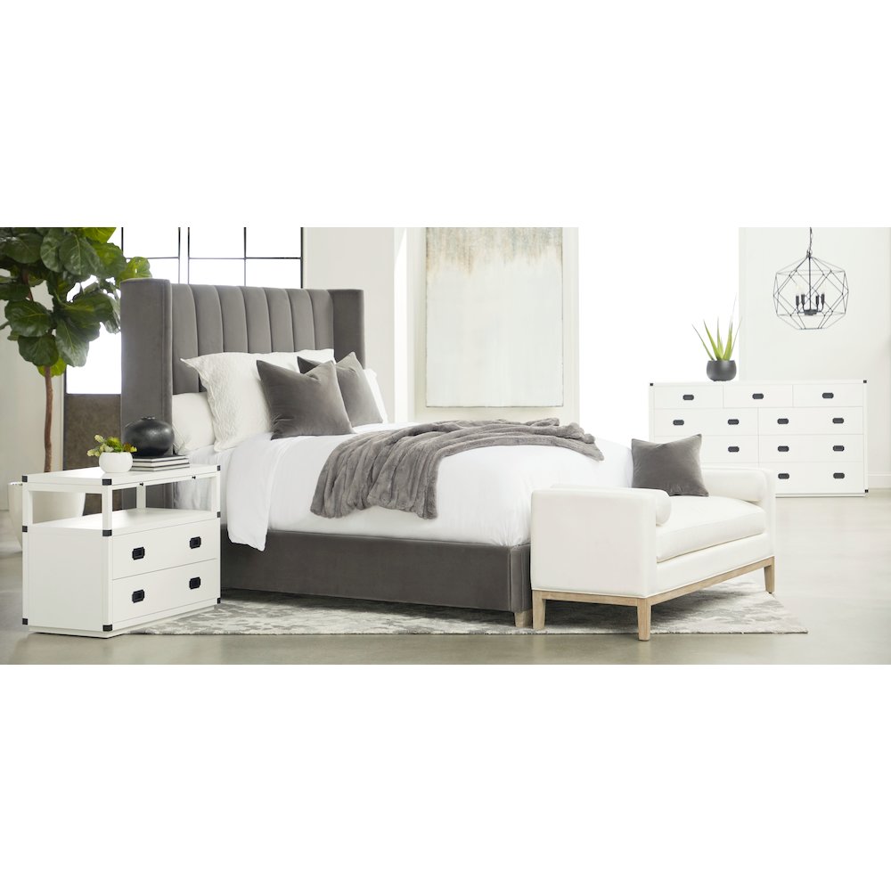 Stitch & Hand - Dining & Bedroom Transitional Keaton Upholstered Bench. Picture 9