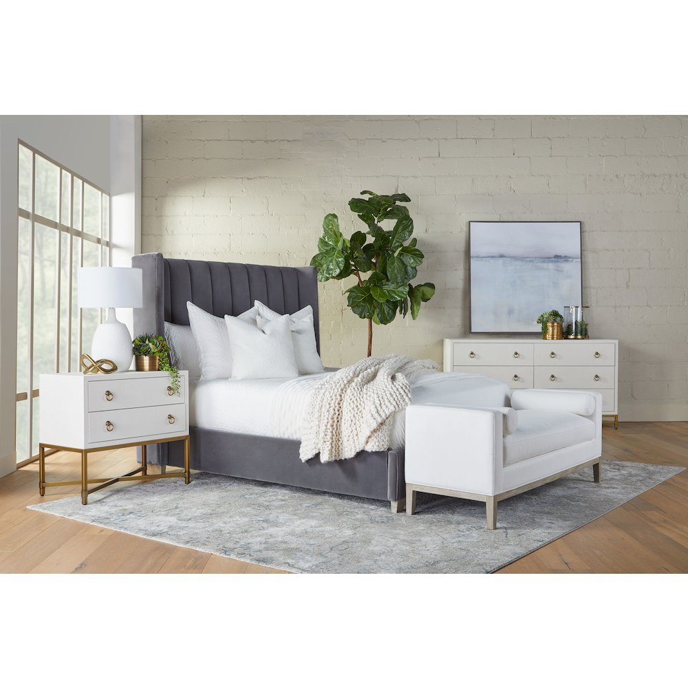 Stitch & Hand - Dining & Bedroom Transitional Keaton Upholstered Bench. Picture 15