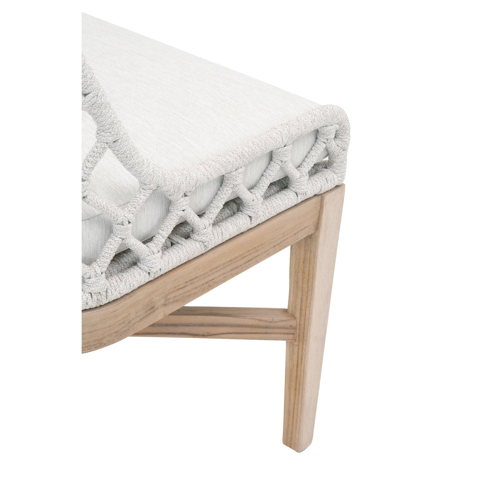 Woven - Outdoor  Transitional Lattis Outdoor Dining Chair. Picture 8