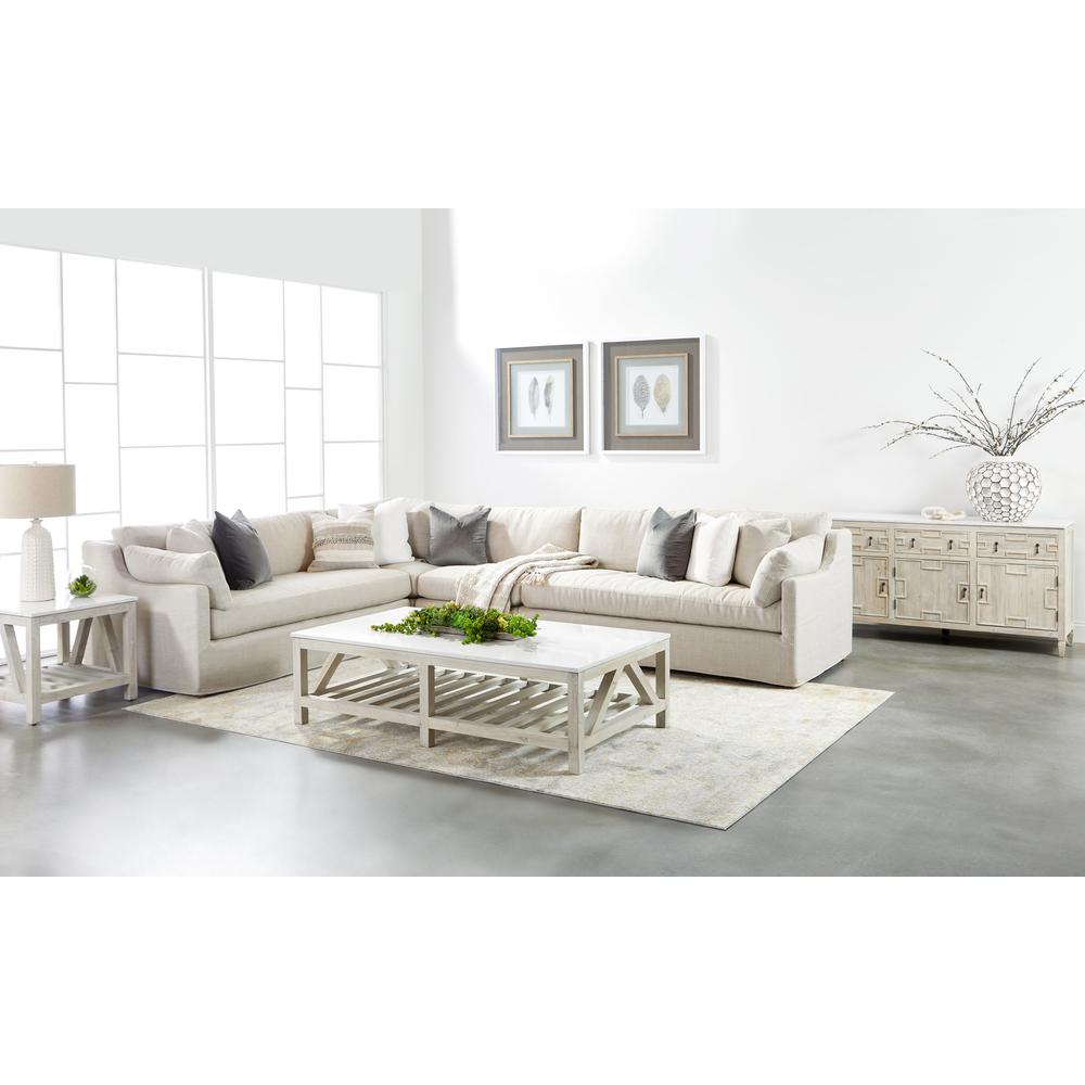Lena Modular Slope Arm Slipcover 1-Seat Armless Chair. Picture 11