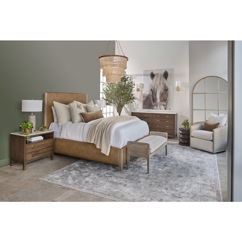 Stitch & Hand - Dining & Bedroom Transitional Leone Bench. Picture 9