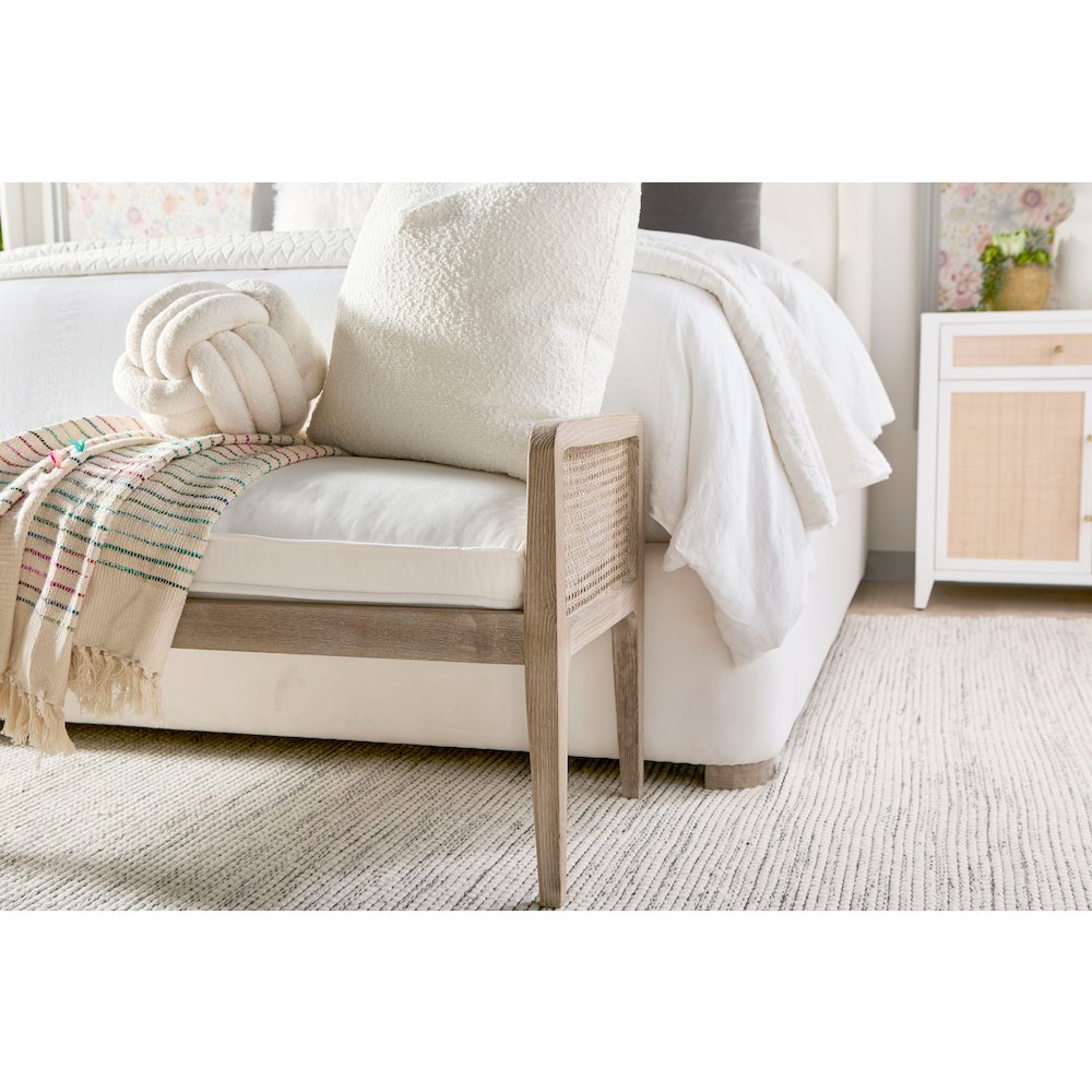 Stitch & Hand - Dining & Bedroom Transitional Leone Bench. Picture 6
