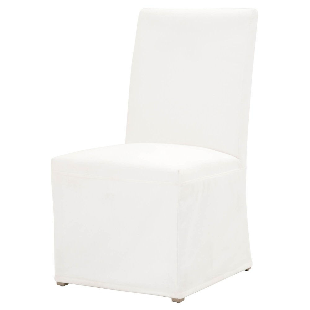 Transitional Levi Slipcover Dining Chair, Set of 2. Picture 2