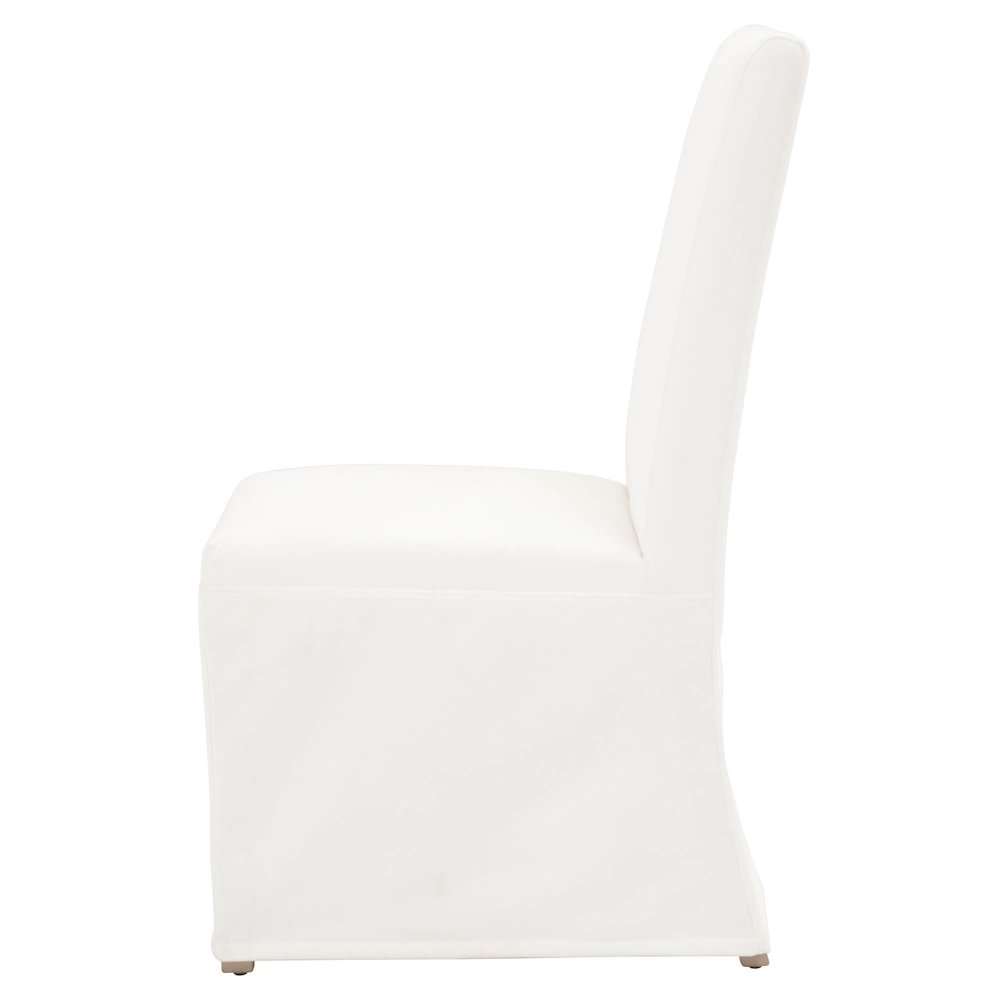 Transitional Levi Slipcover Dining Chair, Set of 2. Picture 3