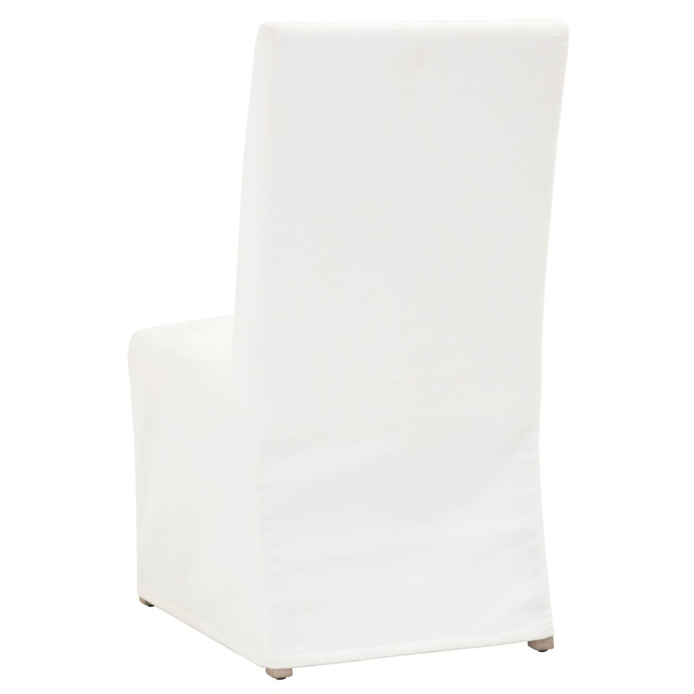 Transitional Levi Slipcover Dining Chair, Set of 2. Picture 4