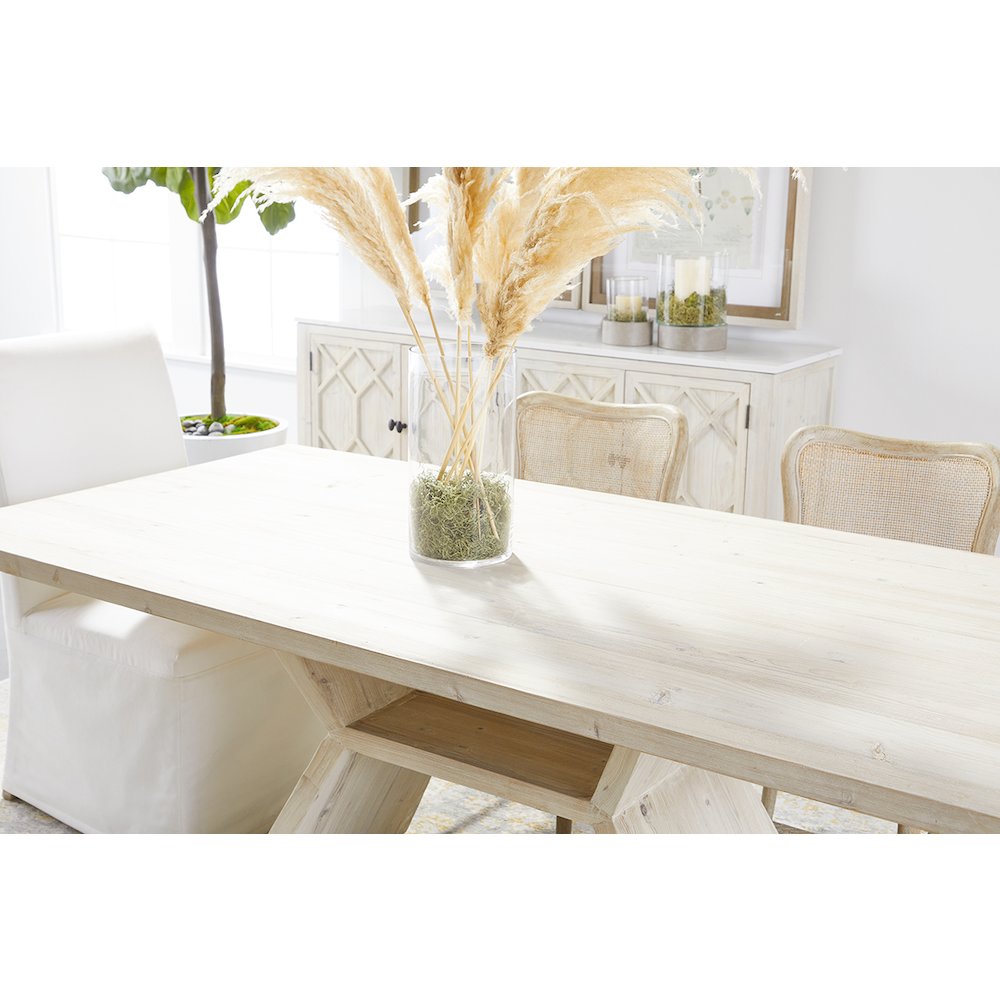 Transitional Levi Slipcover Dining Chair, Set of 2. Picture 9