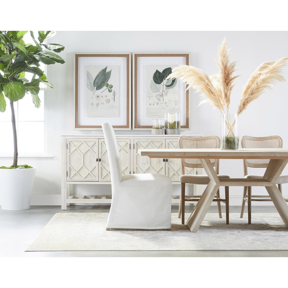 Transitional Levi Slipcover Dining Chair, Set of 2. Picture 17