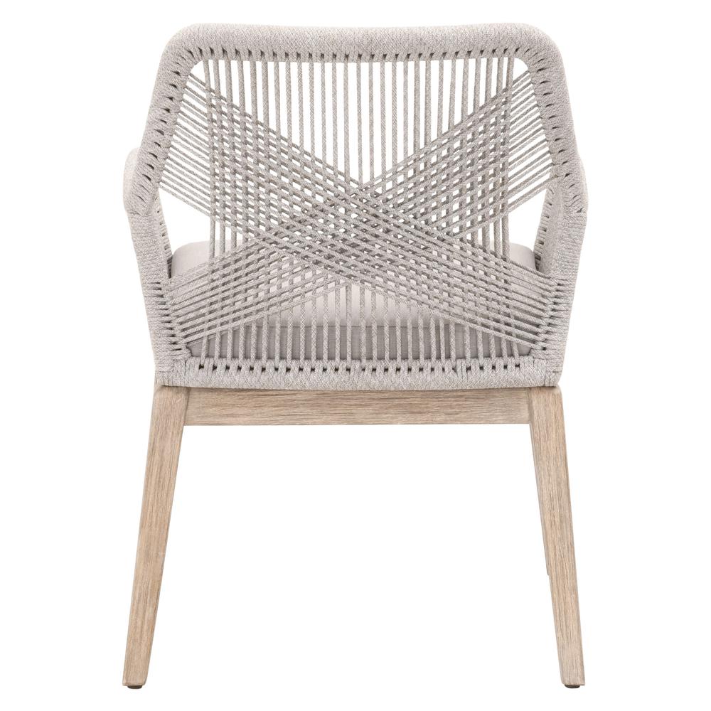 Loom Arm Chair, Set of 2, Natural Gray Mahogany. Picture 5