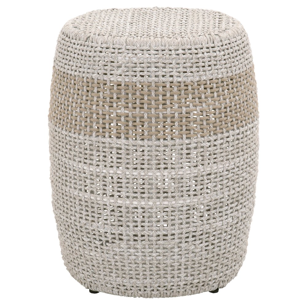 Woven Transitional Loom Accent Table. Picture 1