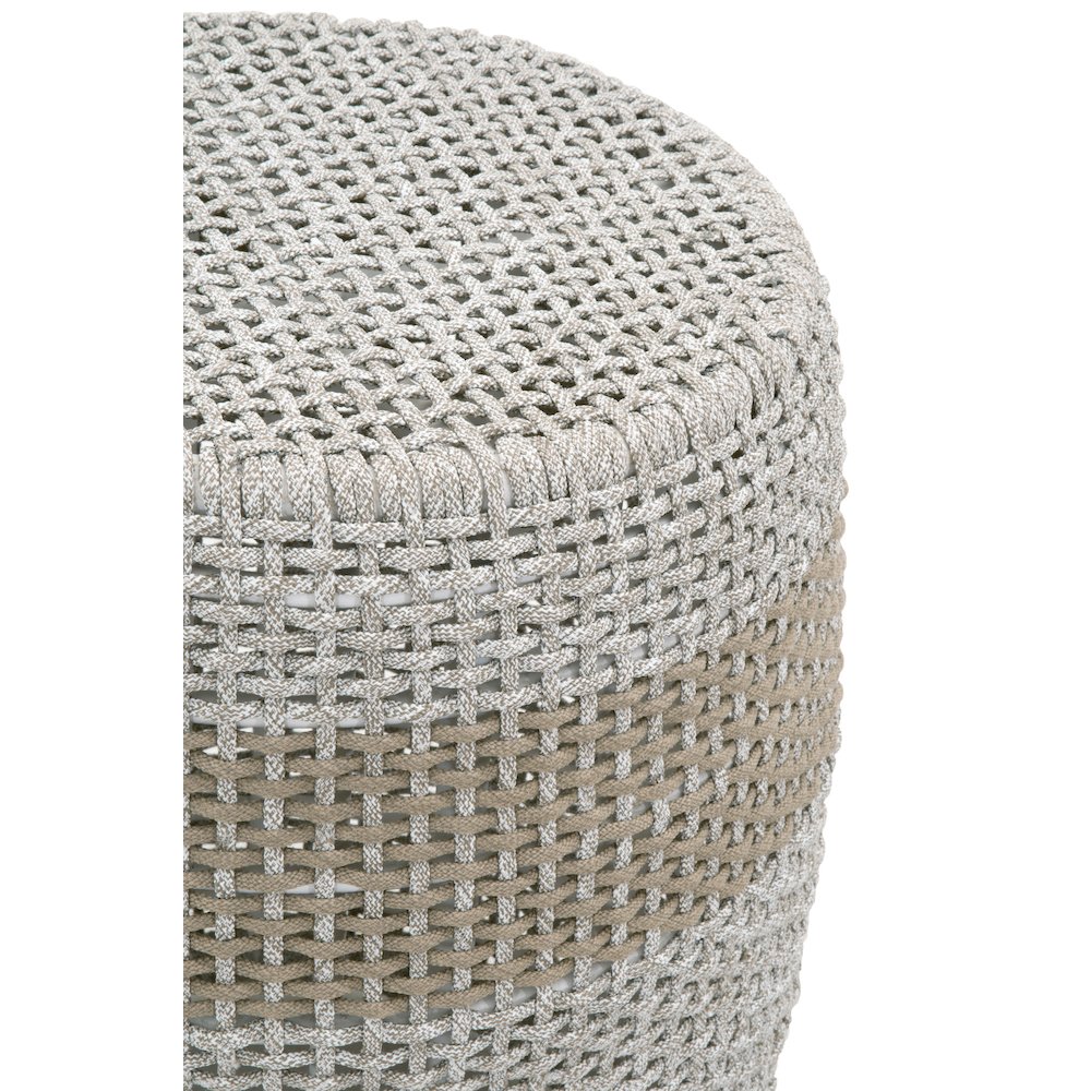 Woven Transitional Loom Accent Table. Picture 2