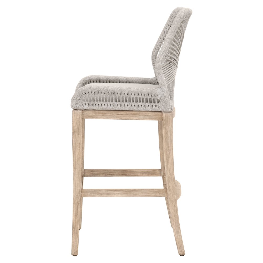 Woven Transitional Loom Barstool. Picture 3