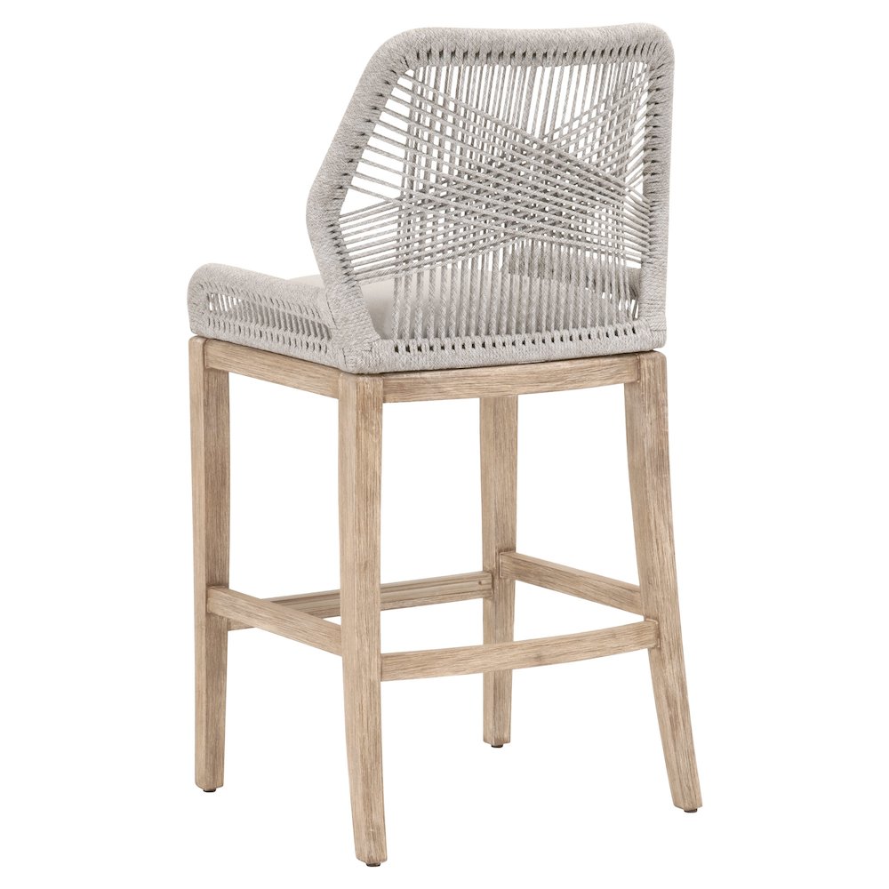 Woven Transitional Loom Barstool. Picture 4