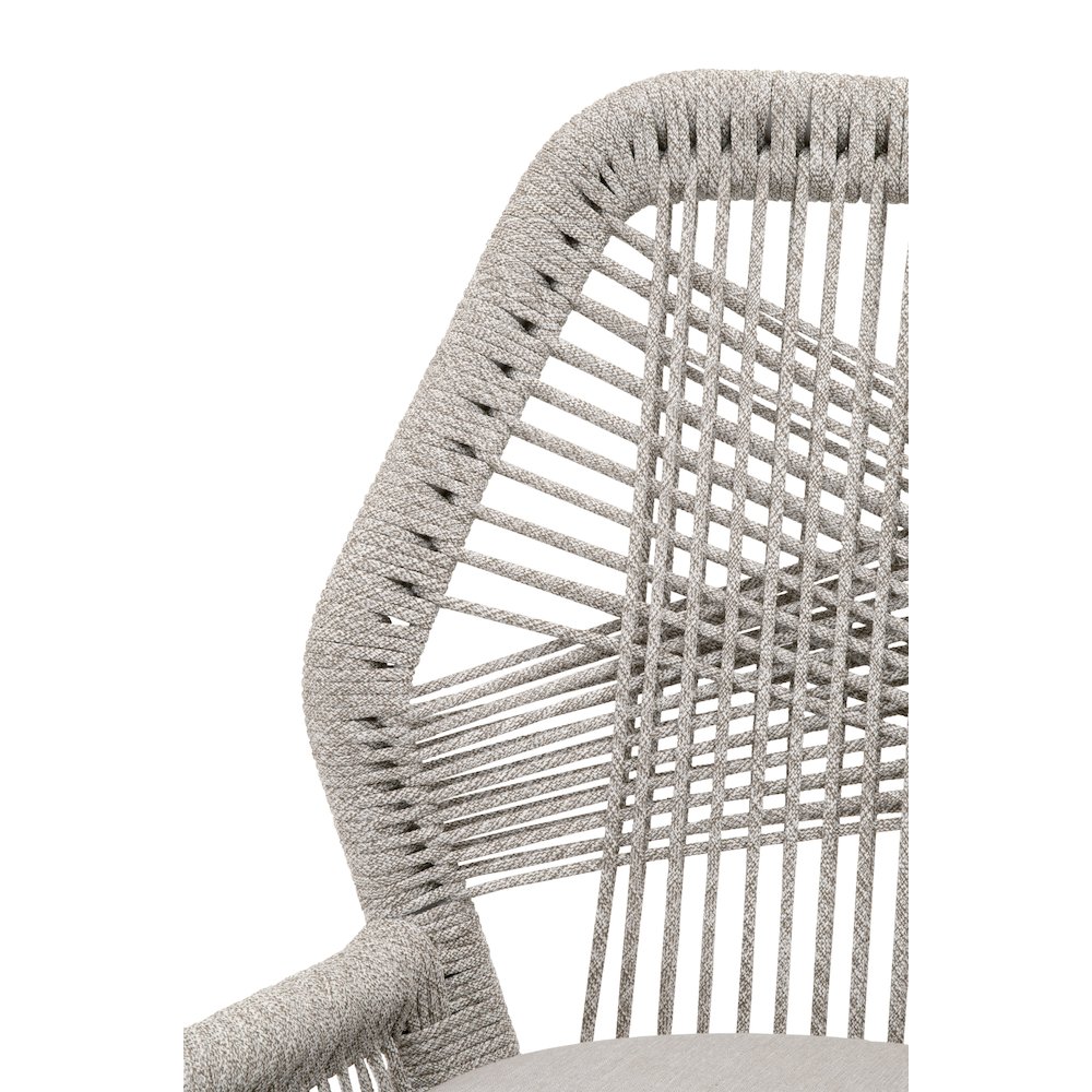 Woven Transitional Loom Barstool. Picture 6