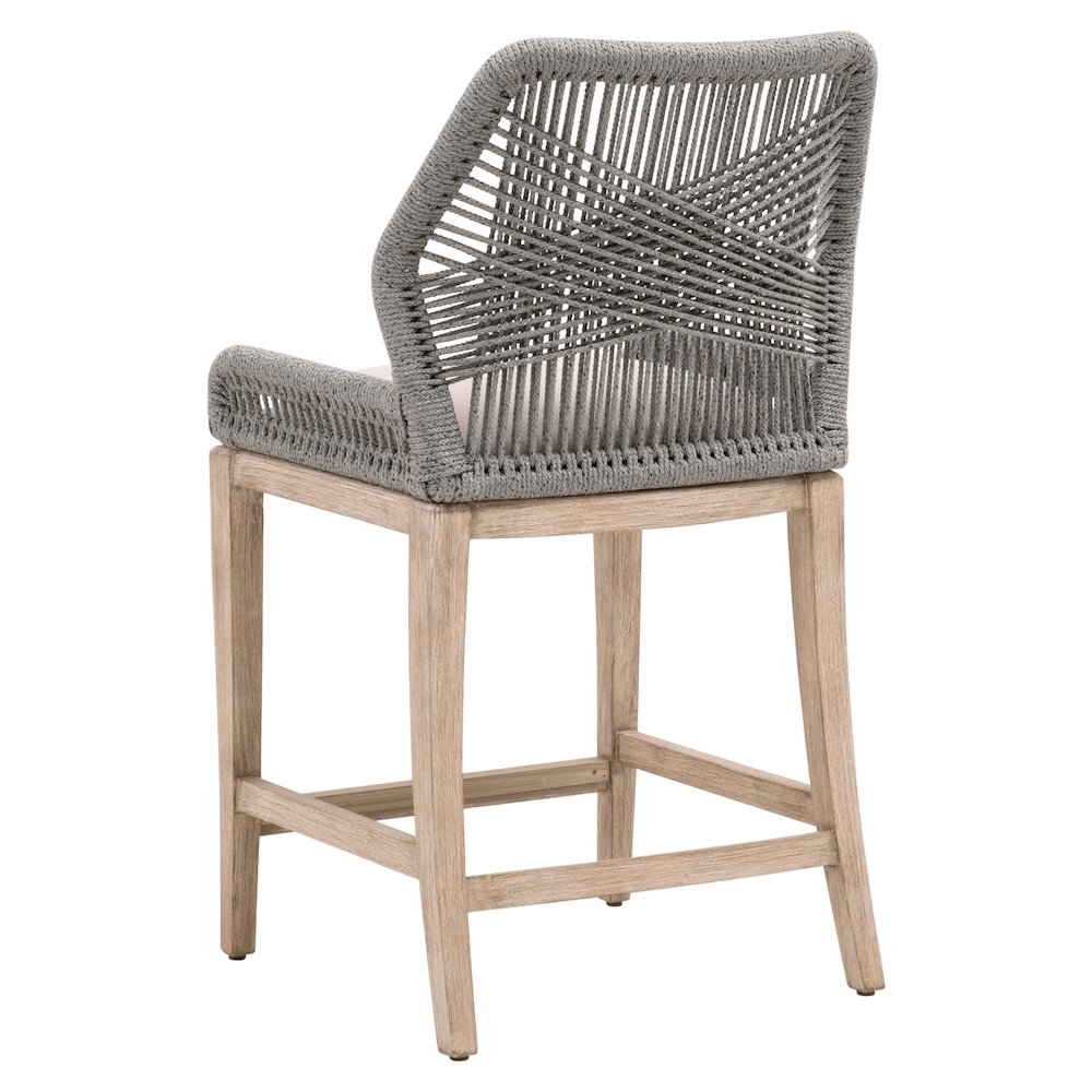 Woven Transitional Loom Counter Stool. Picture 4