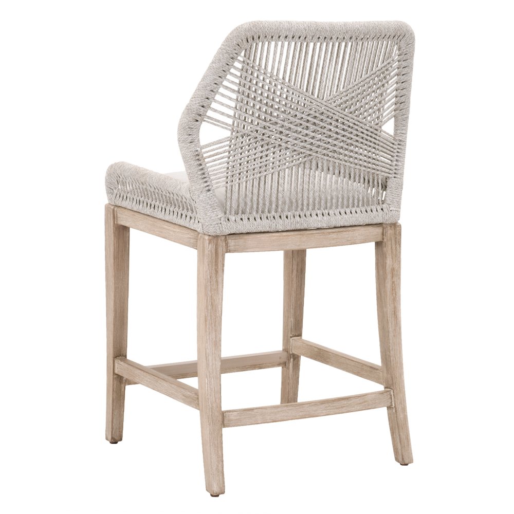 Woven Transitional Loom Counter Stool. Picture 4