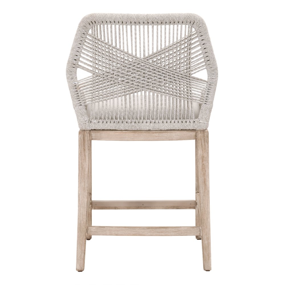 Woven Transitional Loom Counter Stool. Picture 5