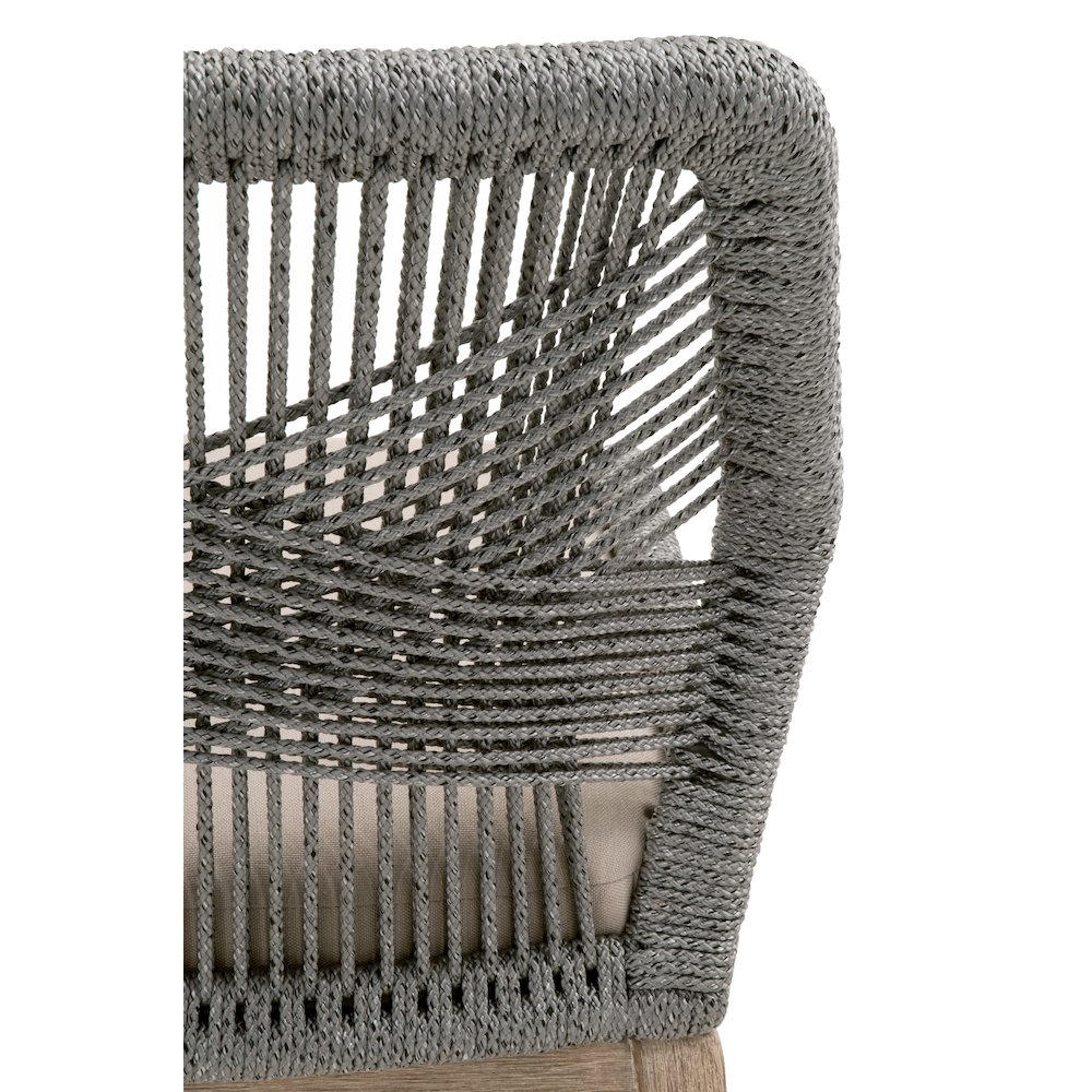 Woven Transitional Loom Dining Chair, Set of 2. Picture 8