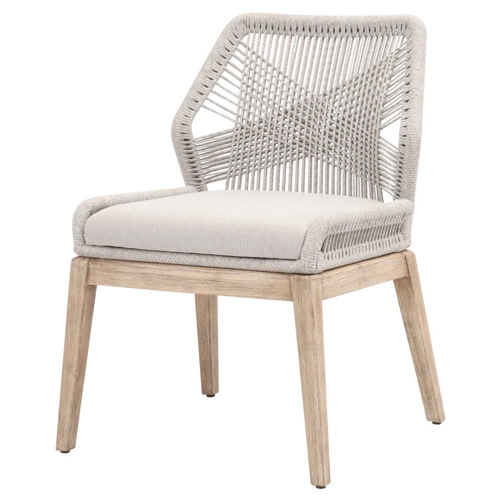 Woven Transitional Loom Dining Chair, Set of 2. Picture 2