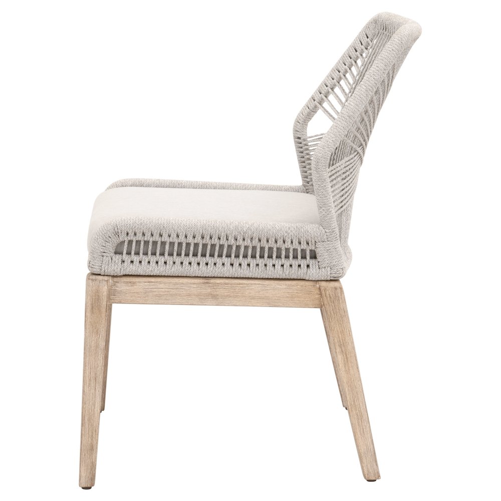 Woven Transitional Loom Dining Chair, Set of 2. Picture 3