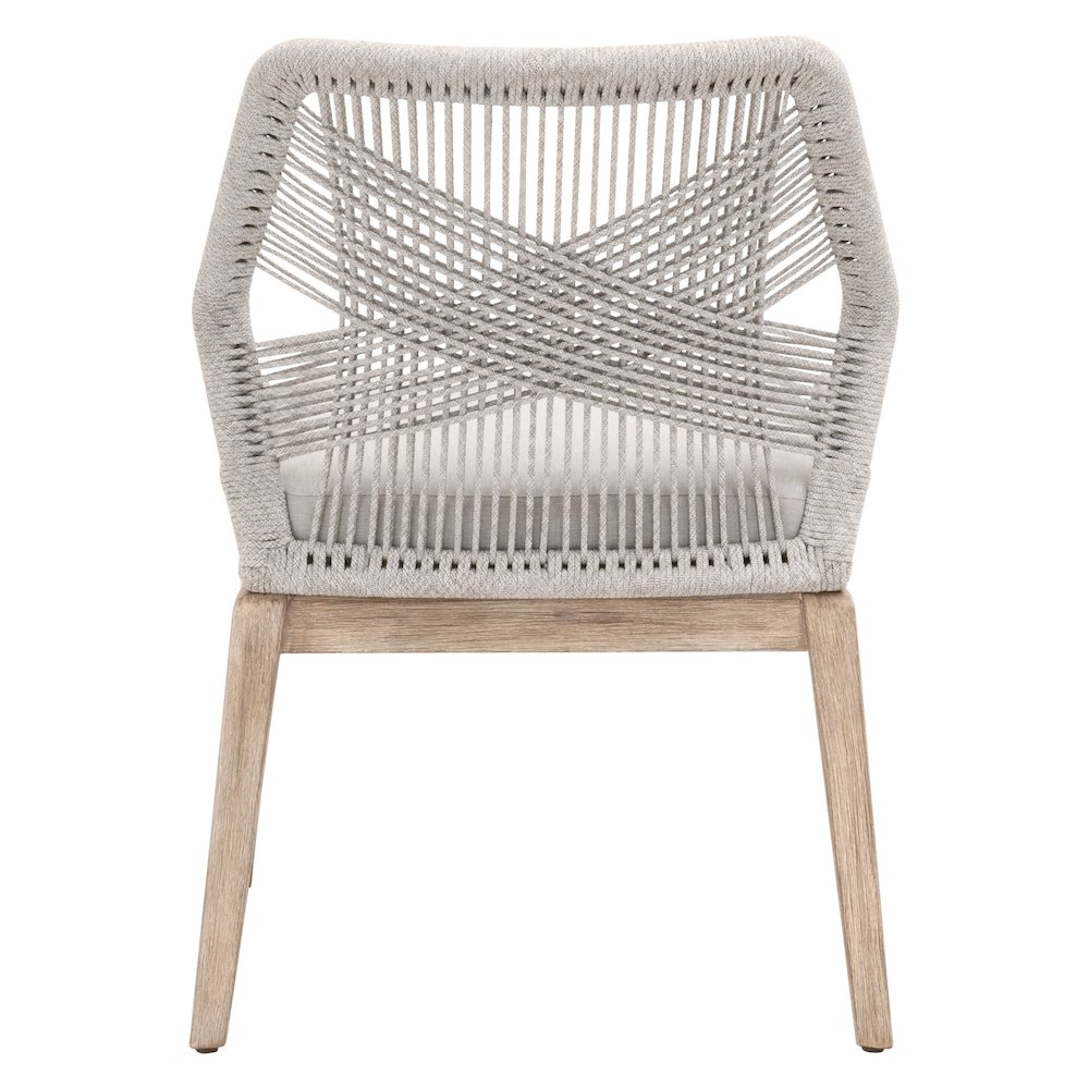 Woven Transitional Loom Dining Chair, Set of 2. Picture 5