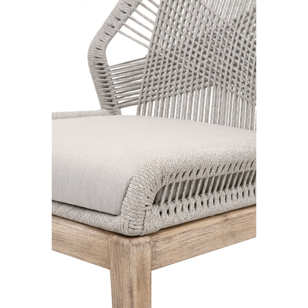 Woven Transitional Loom Dining Chair, Set of 2. Picture 6