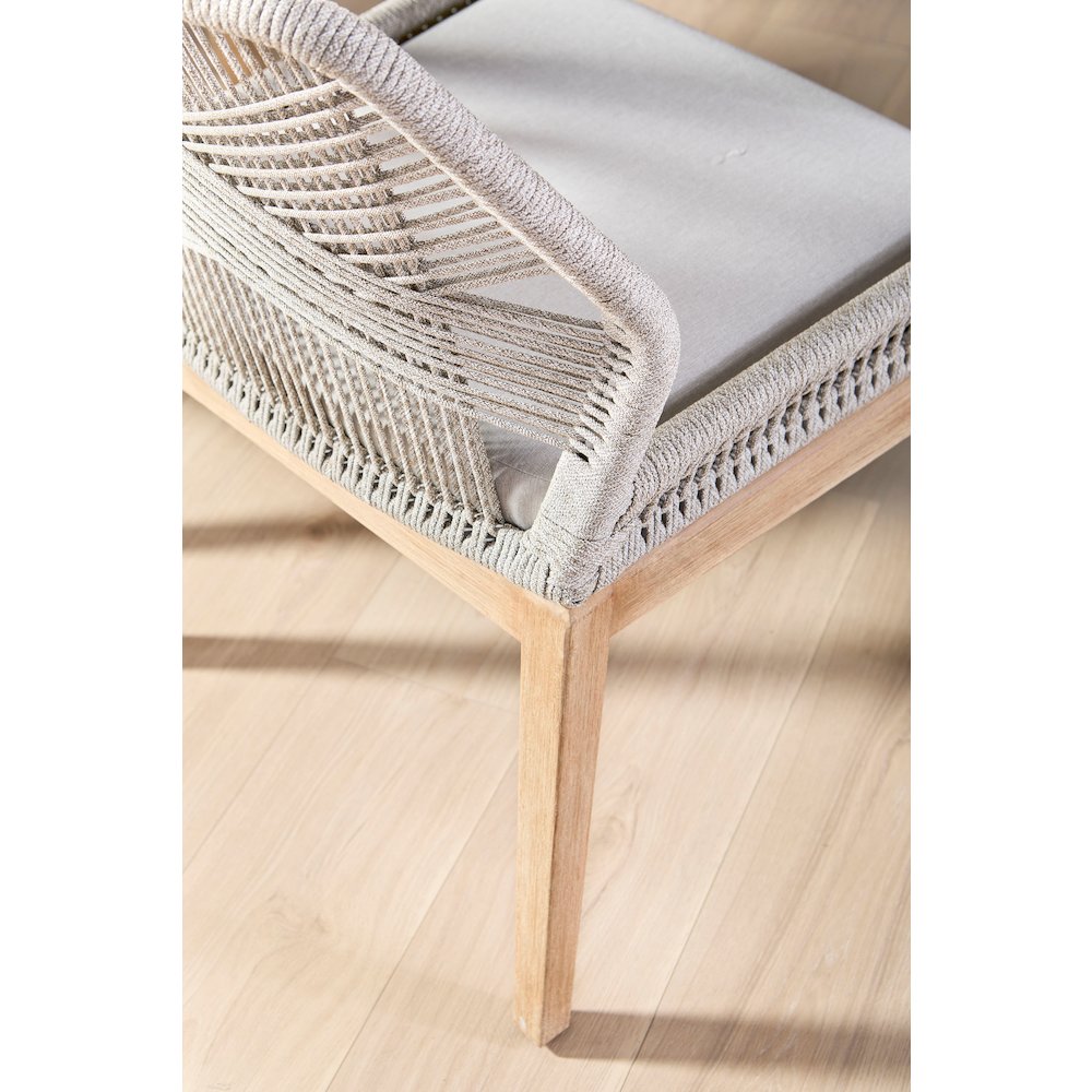 Woven Transitional Loom Dining Chair, Set of 2. Picture 7