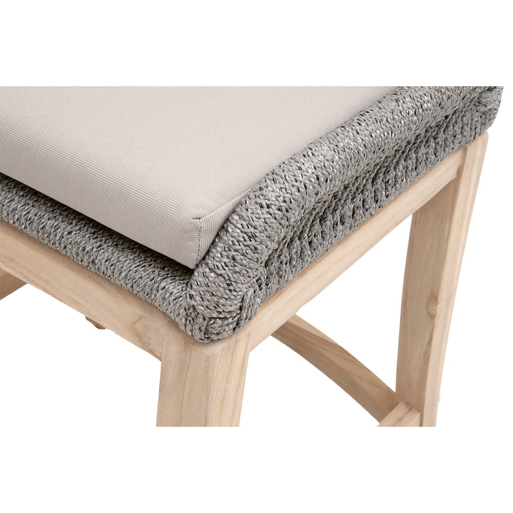 Woven - Outdoor  Transitional Loom Outdoor Counter Stool. Picture 7