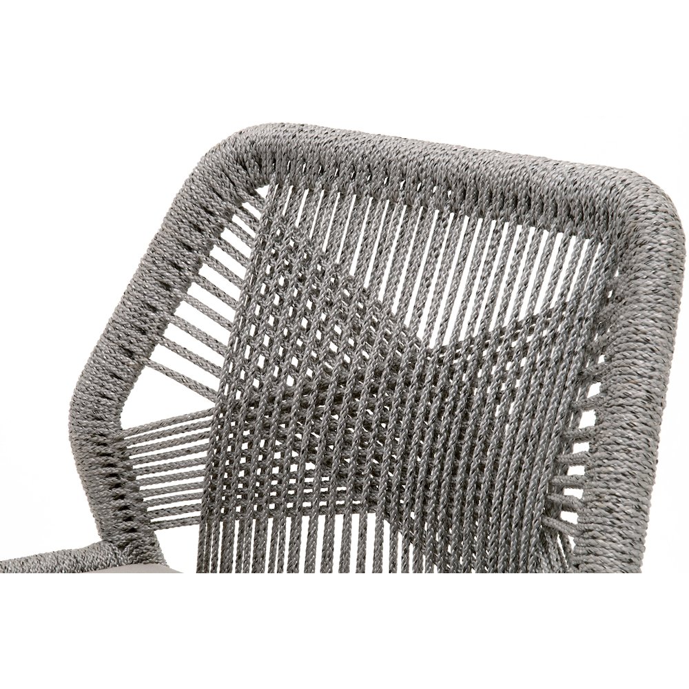 Woven - Outdoor  Transitional Loom Outdoor Counter Stool. Picture 8