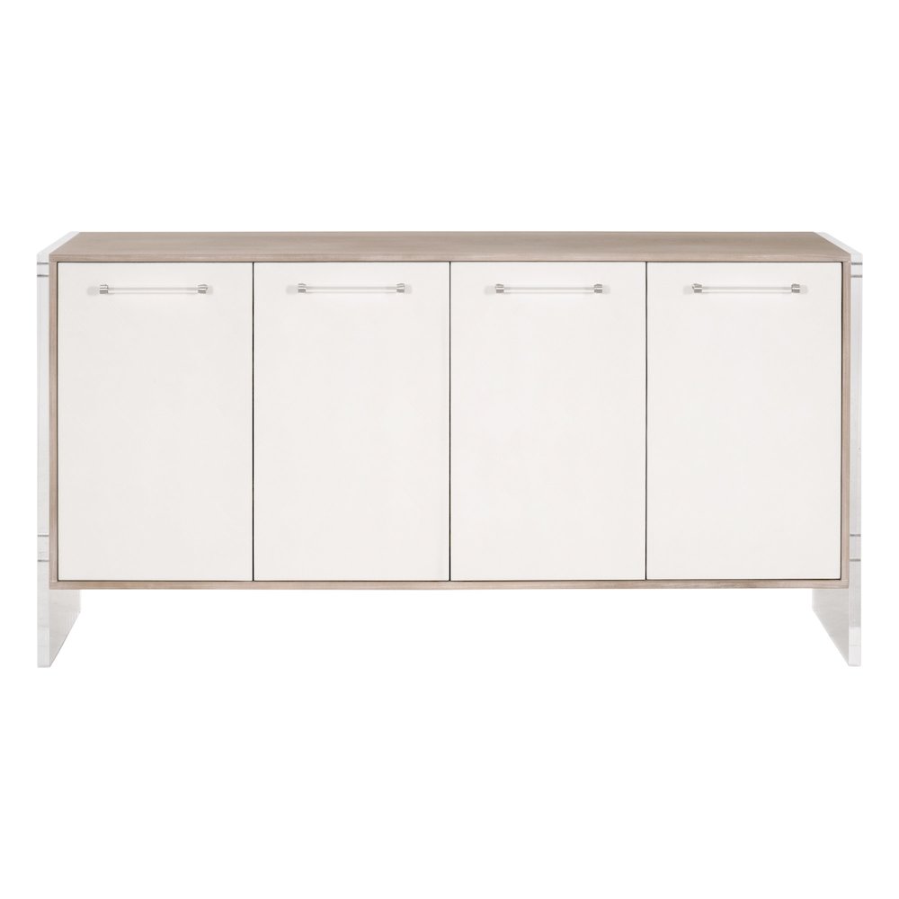 Traditions Transitional Lorin Shagreen Media Sideboard. Picture 1