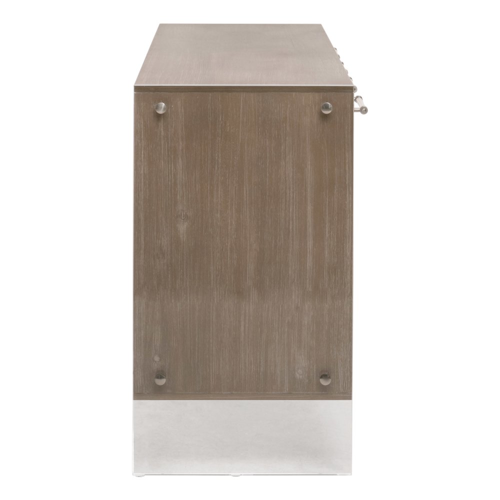Traditions Transitional Lorin Shagreen Media Sideboard. Picture 9