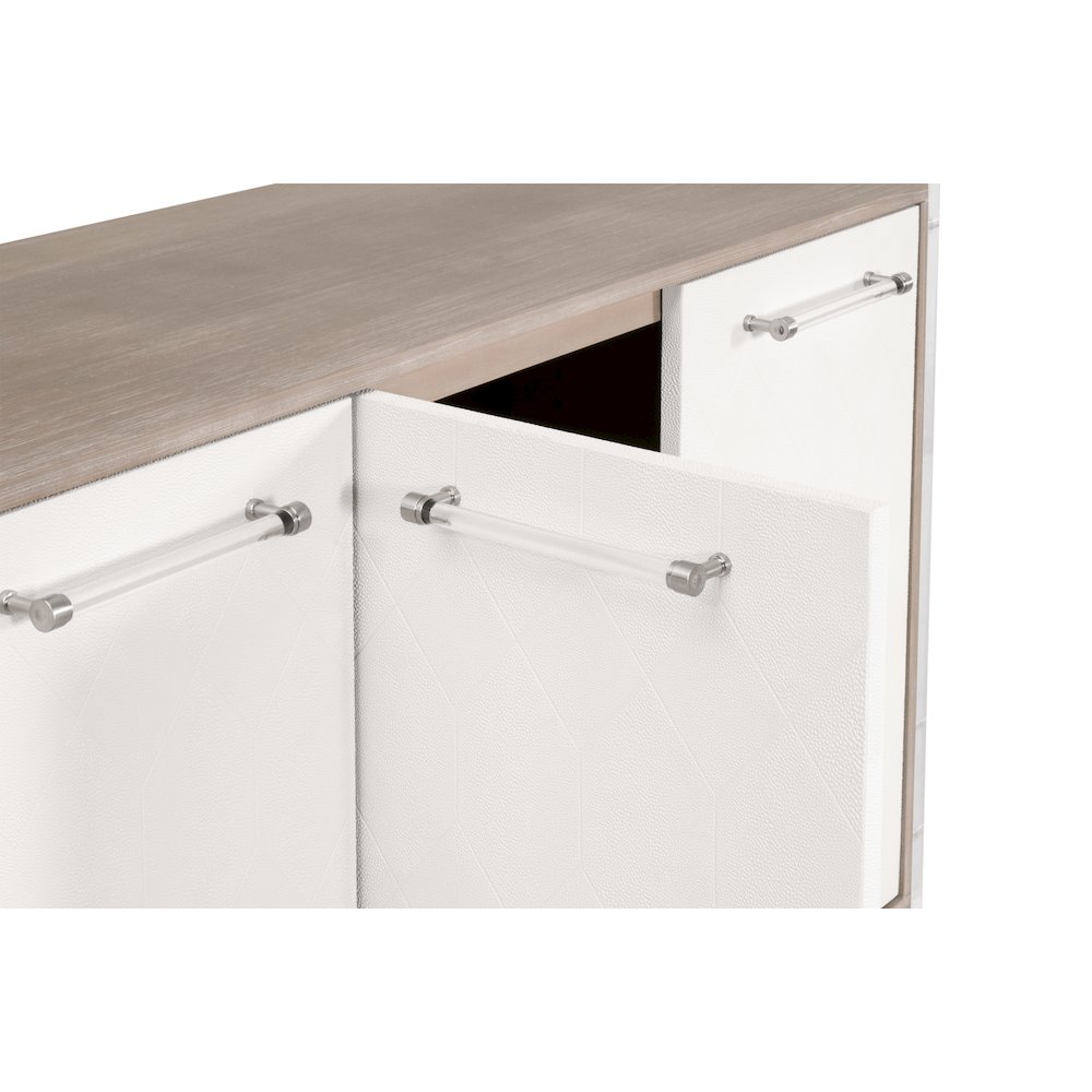 Traditions Transitional Lorin Shagreen Media Sideboard. Picture 12