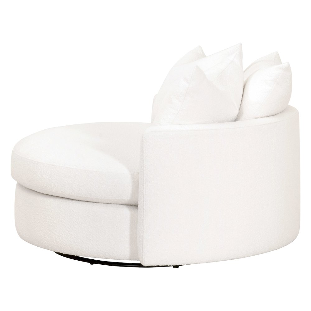 Stitch & Hand - Upholstery Transitional Lourne Grand Swivel Sofa Chair. Picture 3
