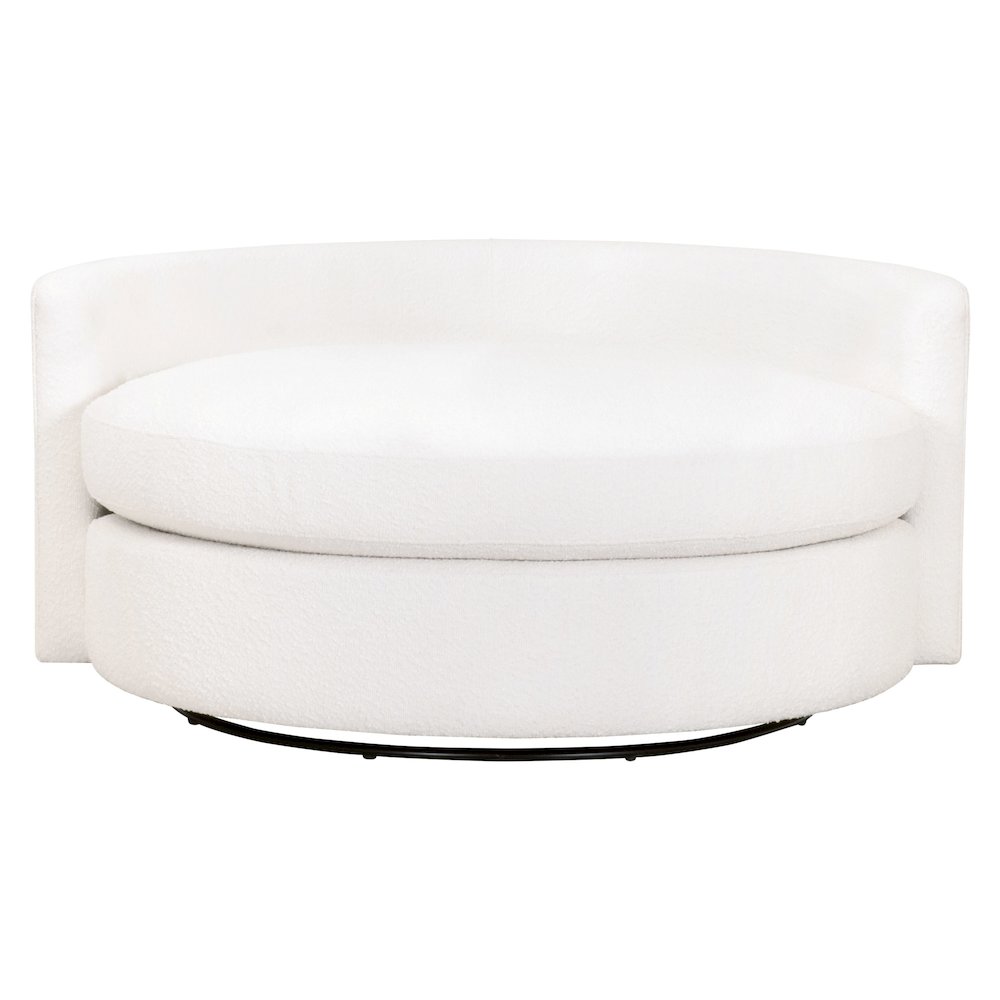 Stitch & Hand - Upholstery Transitional Lourne Grand Swivel Sofa Chair. Picture 9