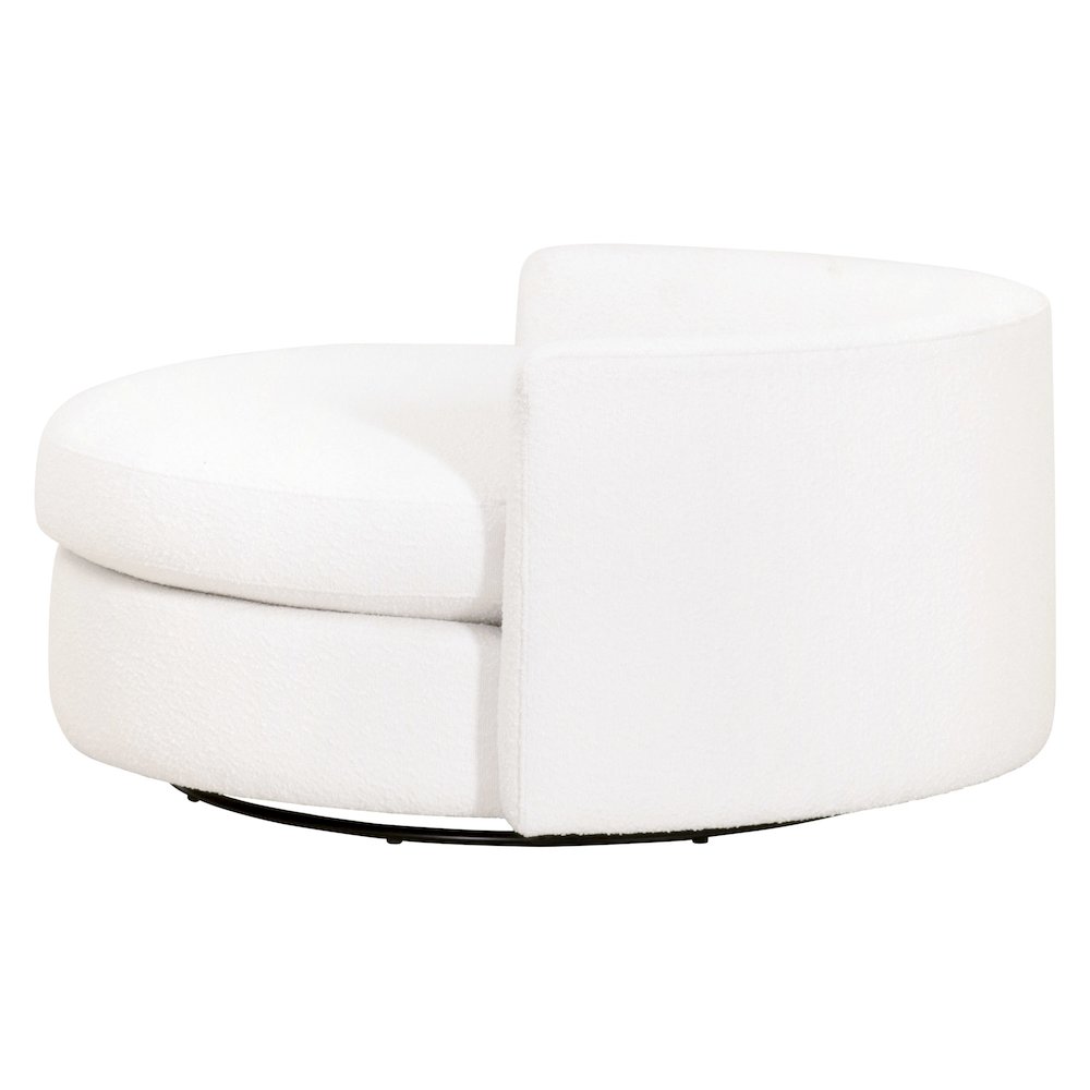 Stitch & Hand - Upholstery Transitional Lourne Grand Swivel Sofa Chair. Picture 11