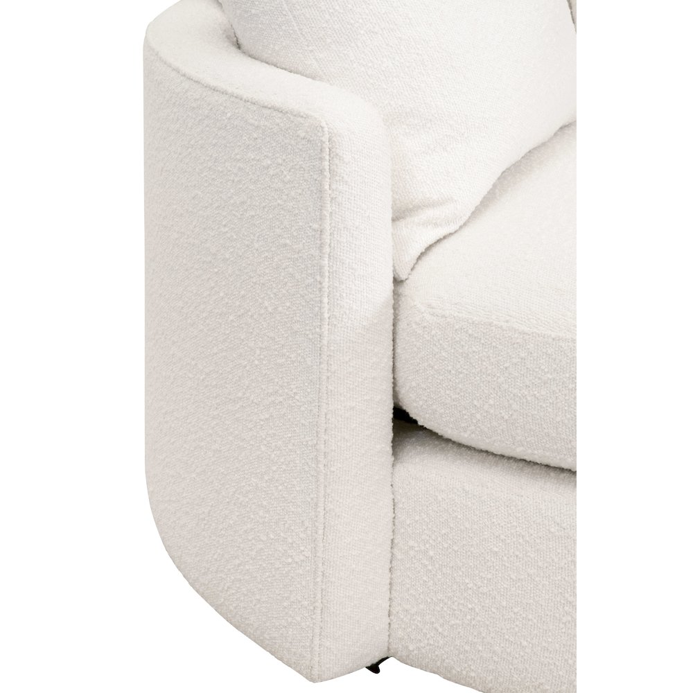 Stitch & Hand - Upholstery Transitional Lourne Grand Swivel Sofa Chair. Picture 16