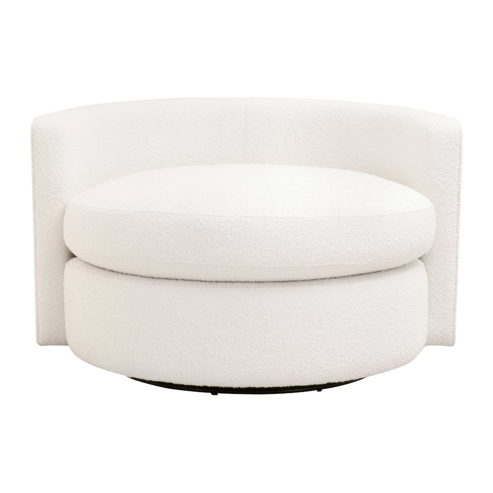 Stitch & Hand - Upholstery Transitional Lourne Petite Swivel Sofa Chair. Picture 9