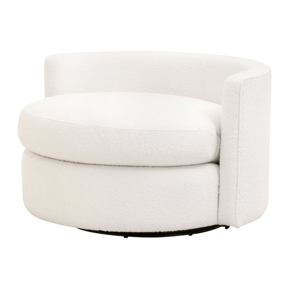 Stitch & Hand - Upholstery Transitional Lourne Petite Swivel Sofa Chair. Picture 10