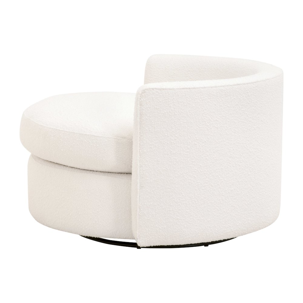 Stitch & Hand - Upholstery Transitional Lourne Petite Swivel Sofa Chair. Picture 11