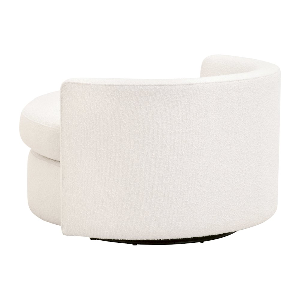 Stitch & Hand - Upholstery Transitional Lourne Petite Swivel Sofa Chair. Picture 12