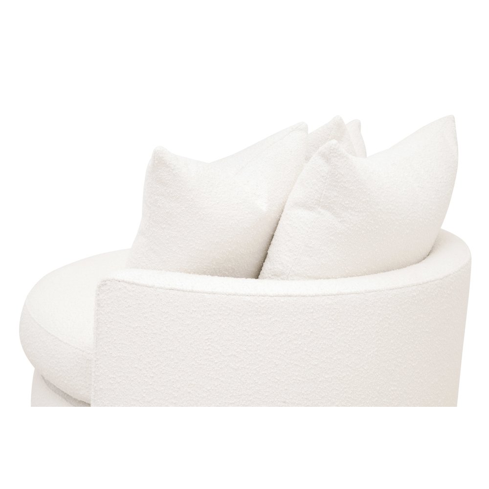 Stitch & Hand - Upholstery Transitional Lourne Petite Swivel Sofa Chair. Picture 15