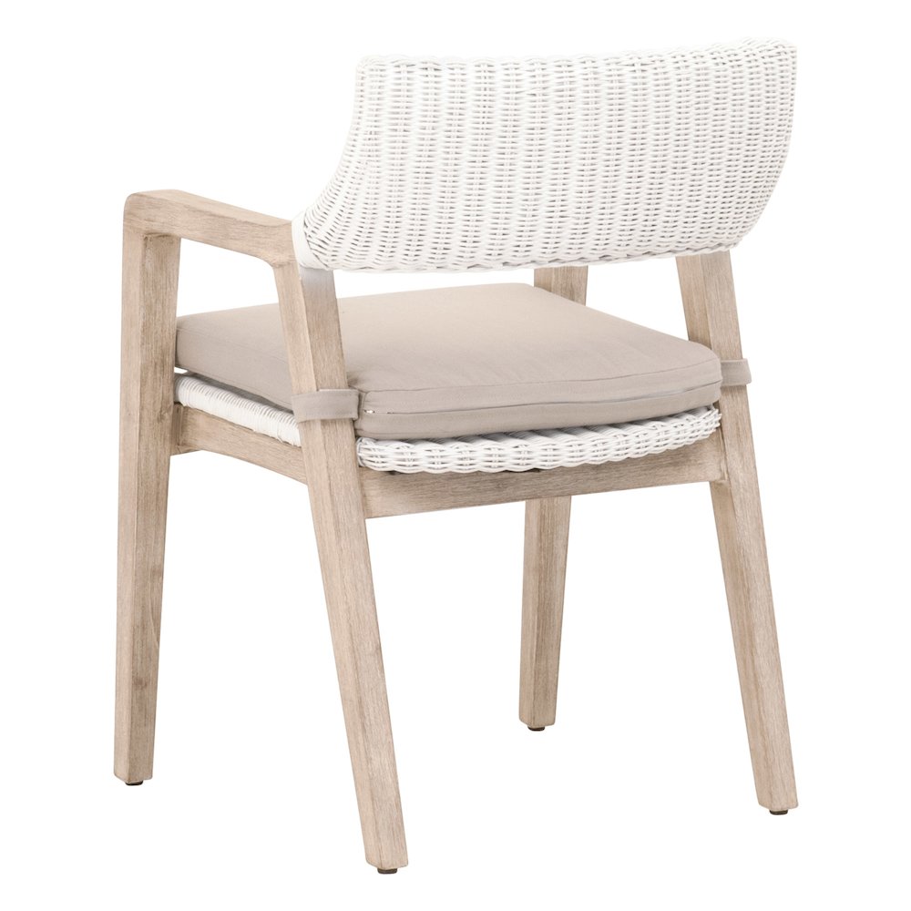Woven Transitional Lucia Arm Chair. Picture 4