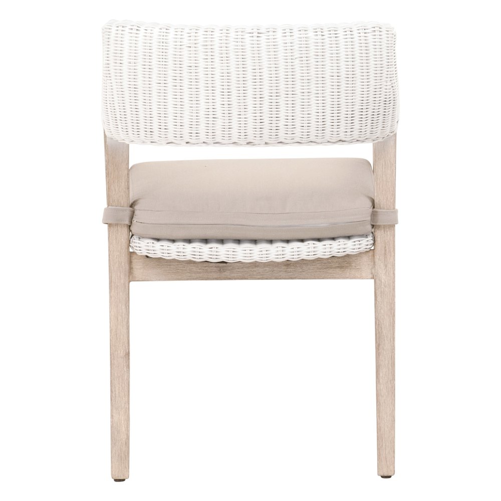 Woven Transitional Lucia Arm Chair. Picture 5