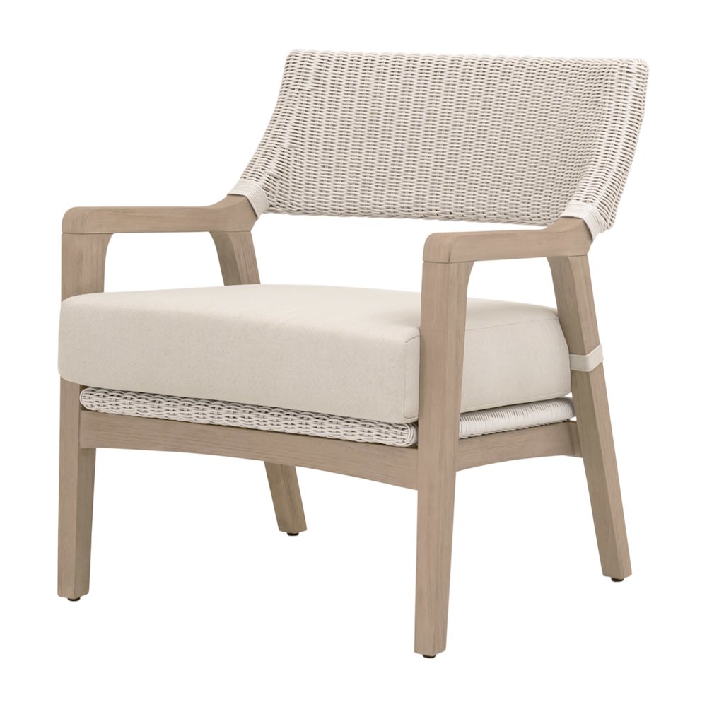 Woven - Outdoor  Transitional Lucia Outdoor Club Chair. Picture 2