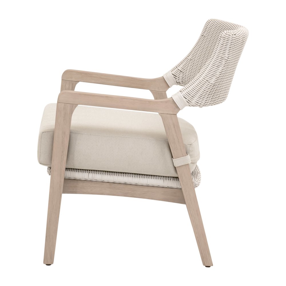 Woven - Outdoor  Transitional Lucia Outdoor Club Chair. Picture 3