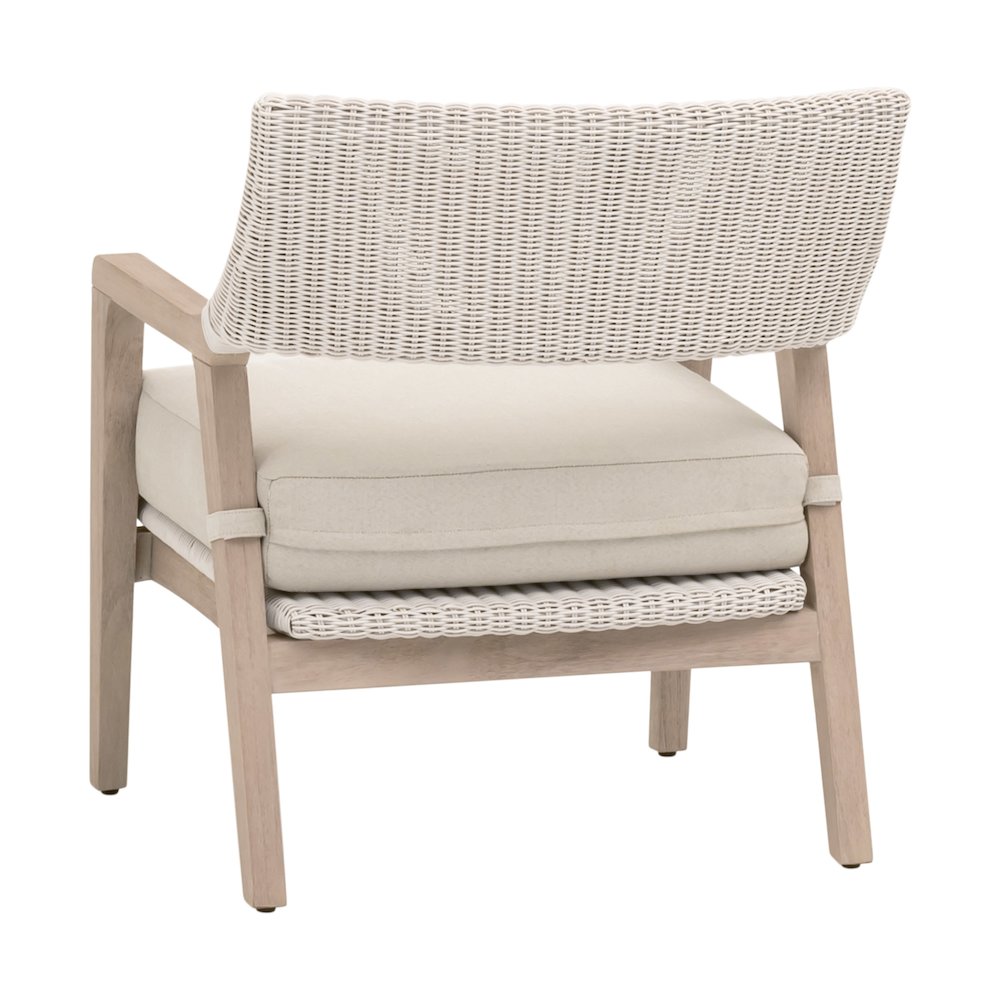 Woven - Outdoor  Transitional Lucia Outdoor Club Chair. Picture 4