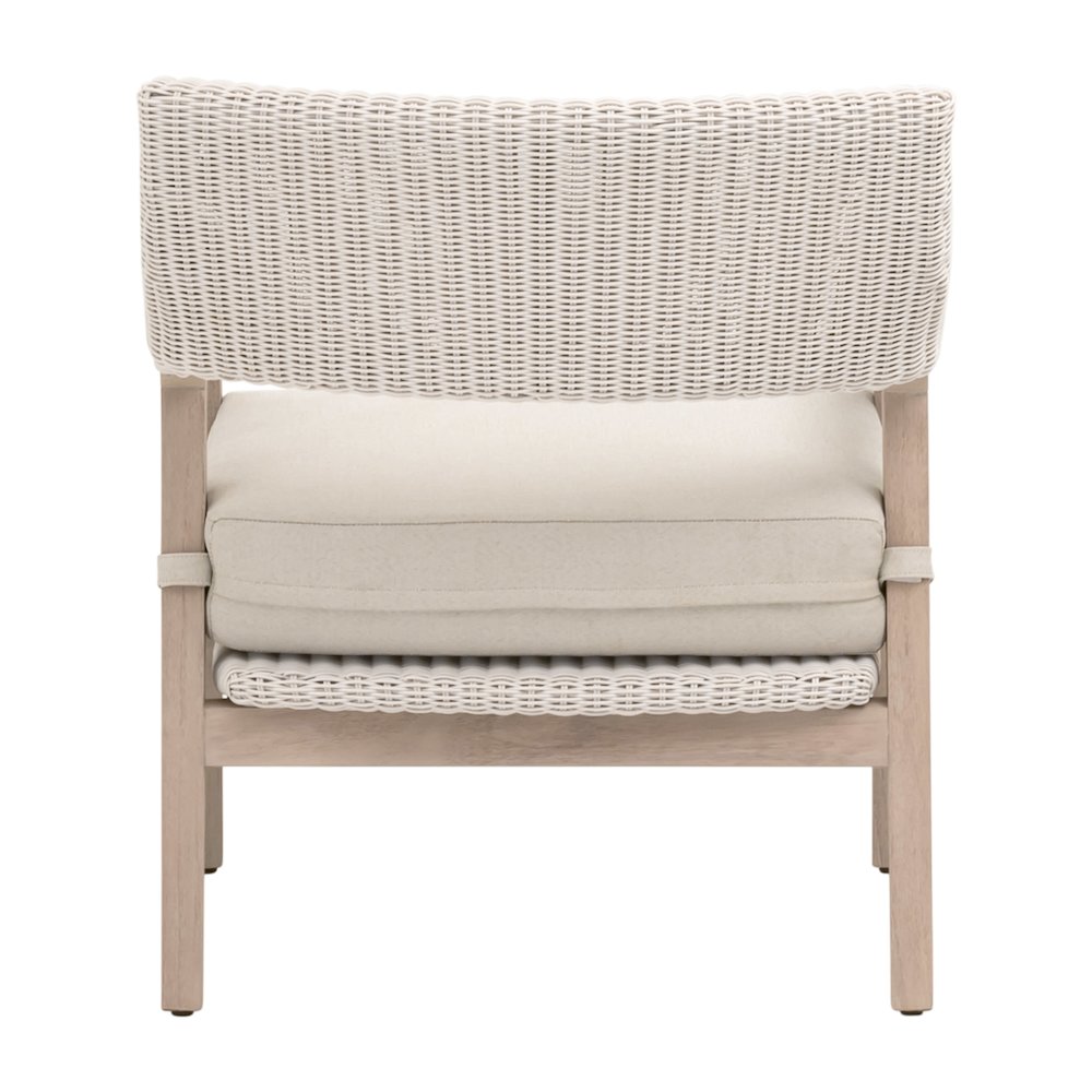 Woven - Outdoor  Transitional Lucia Outdoor Club Chair. Picture 5